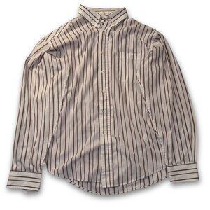Vintage Striped Button Up Shirt | 34/35 | Windridge